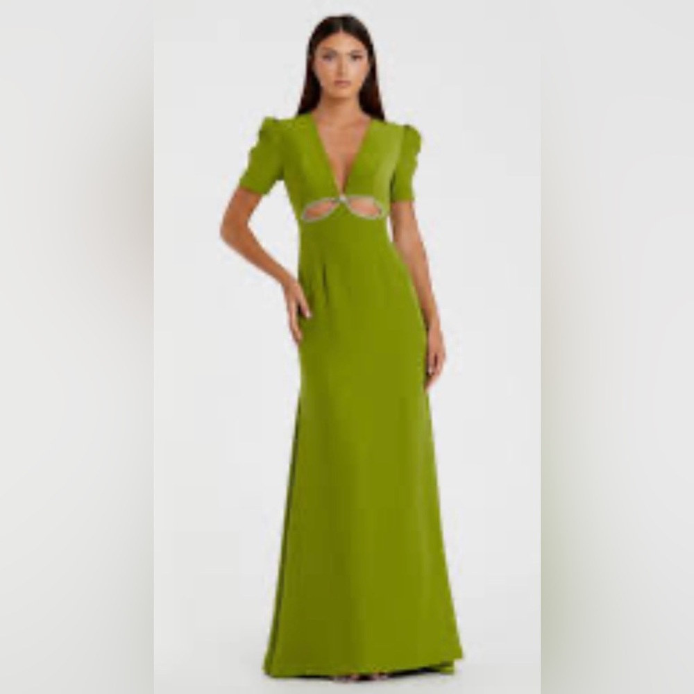 *CLEARANCE* NWT IEENA/MAC DUGGAL SZ 12 GREEN APPLE With Cut Outs #2630